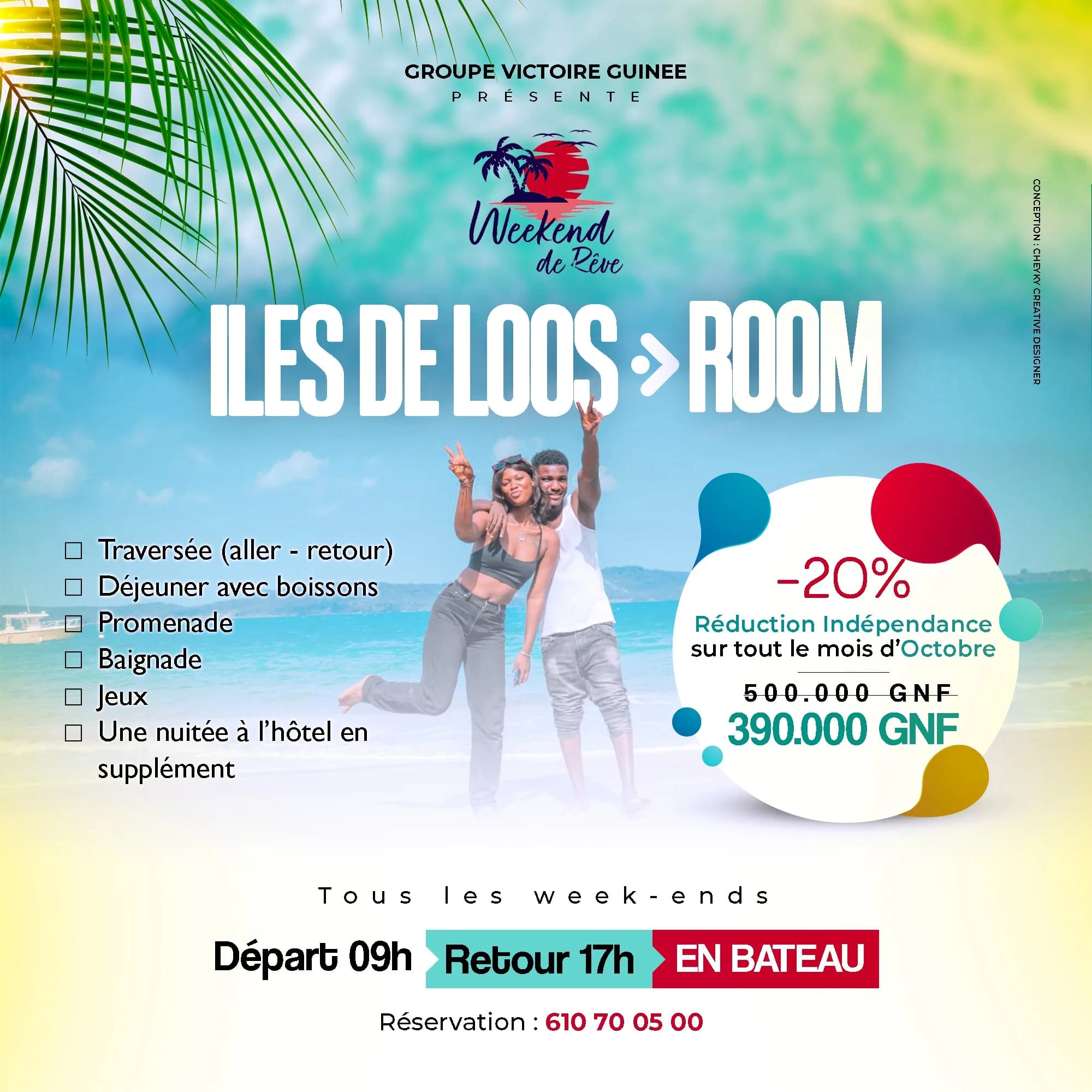 Groupe Victoire Guinée — Week-end aux îles de Loos